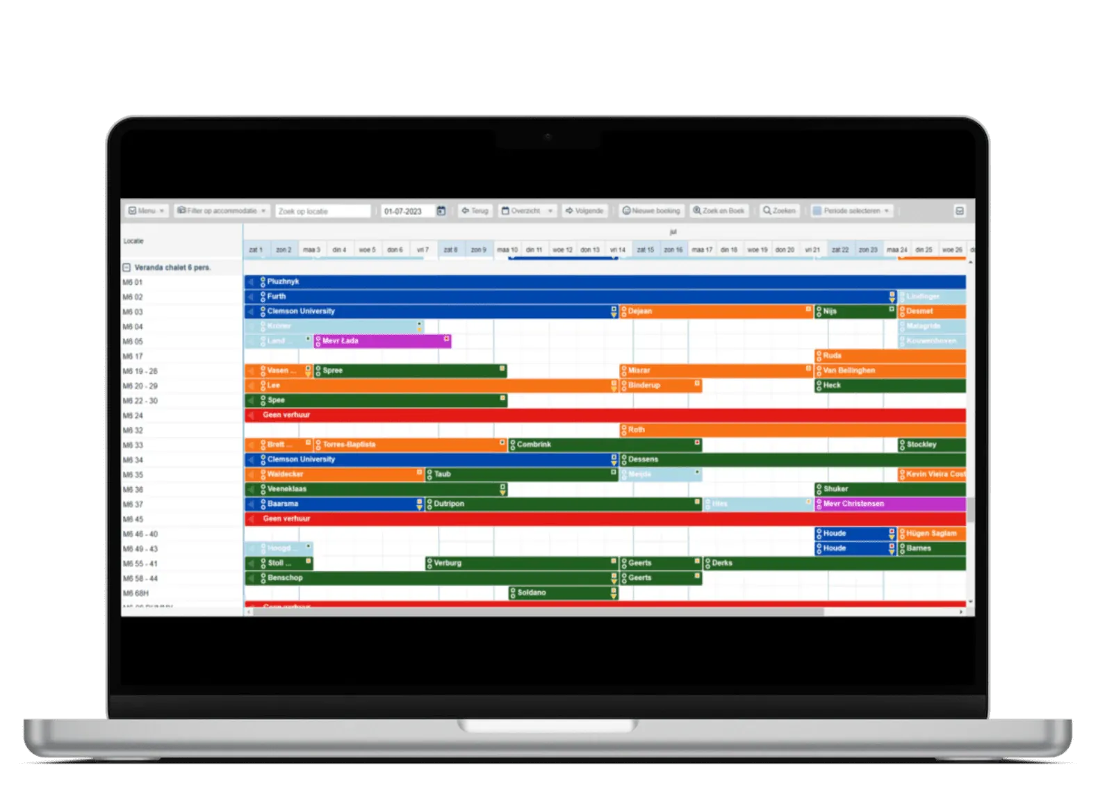 planbord tommy booking